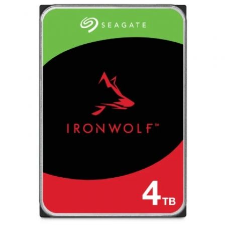 Disco Duro Seagate IronWolf NAS ST4000VN006 4TB/ 3.5'/ SATA III/ 256MB Disco Duro Seagate IronWolf NAS ST4000VN006 4TB/ 3.5'/ SATA III/ 256MB