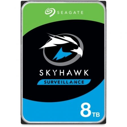 Disco Duro Seagate SkyHawk Surveillance 8TB/ 3.5'/ SATA III/ 256MB Disco Duro Seagate SkyHawk Surveillance 8TB/ 3.5'/ SATA III/ 256MB