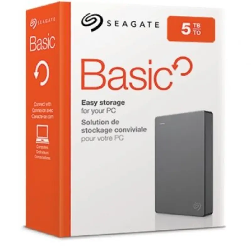 Disco Externo Seagate Basic 5TB/ 2.5'/ USB 3.0 Disco Externo Seagate Basic 5TB/ 2.5'/ USB 3.0