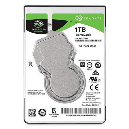 Disco Duro Seagate BarraCuda 1TB/ 2.5'/ SATA III/ 128MB Disco Duro Seagate BarraCuda 1TB/ 2.5'/ SATA III/ 128MB