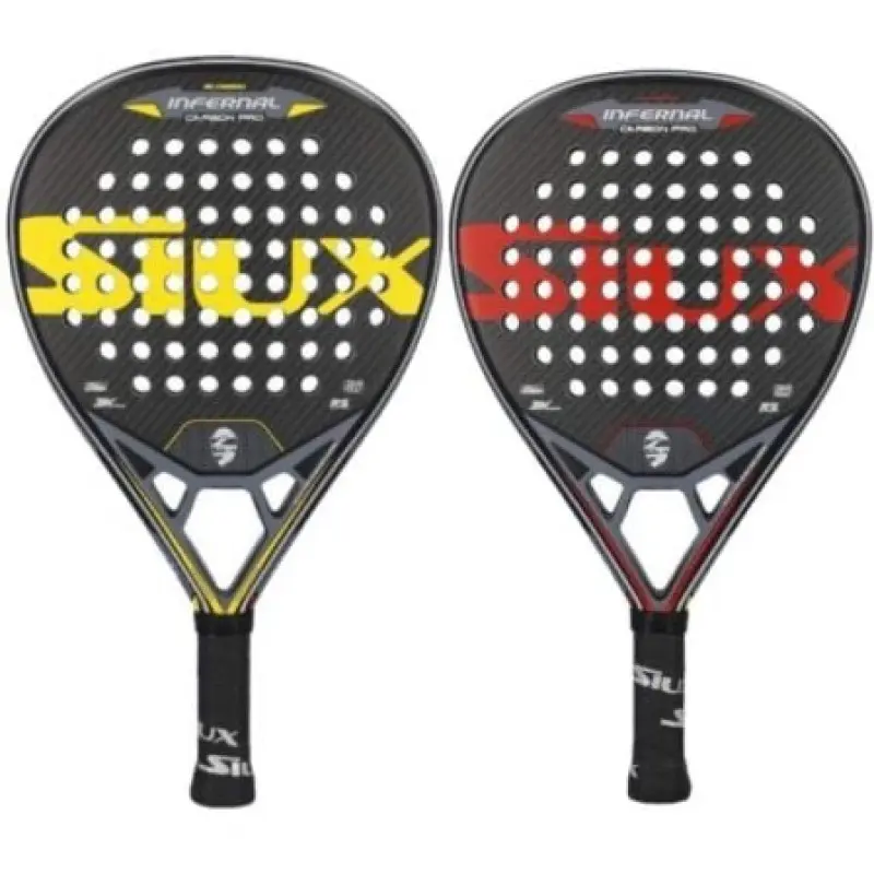 Pala de Pádel Siux Infernal/ Roja y Amarilla Pala de Pádel Siux Infernal/ Roja y Amarilla