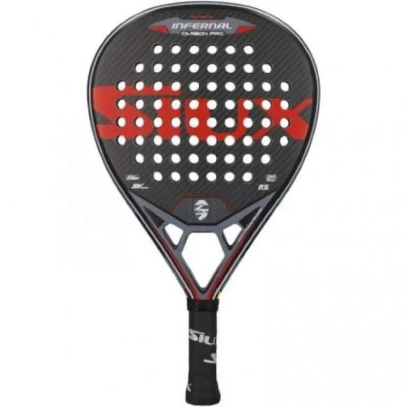 Pala de Pádel Siux Infernal/ Roja y Amarilla Pala de Pádel Siux Infernal/ Roja y Amarilla