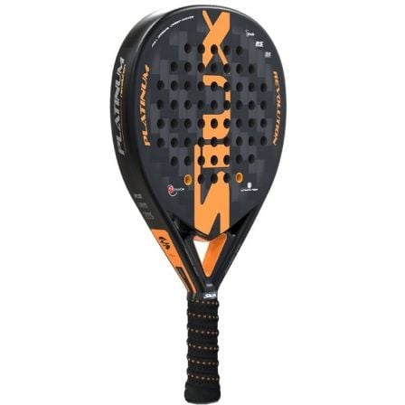 Pala de Pádel Siux Platinum Revolution 24K/ Negra y Naranja Pala de Pádel Siux Platinum Revolution 24K/ Negra y Naranja