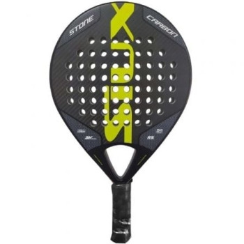 Pala de Pádel Siux Stone Carbon 3K/ Amarilla y Negra