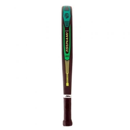Pala de Pádel Siux Tsunami 5.0 3K/ Negra y Verde Pala de Pádel Siux Tsunami 5.0 3K/ Negra y Verde