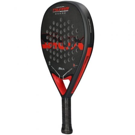 Pala de Pádel Siux Tsunami Revolution/ Roja y Negra Pala de Pádel Siux Tsunami Revolution/ Roja y Negra