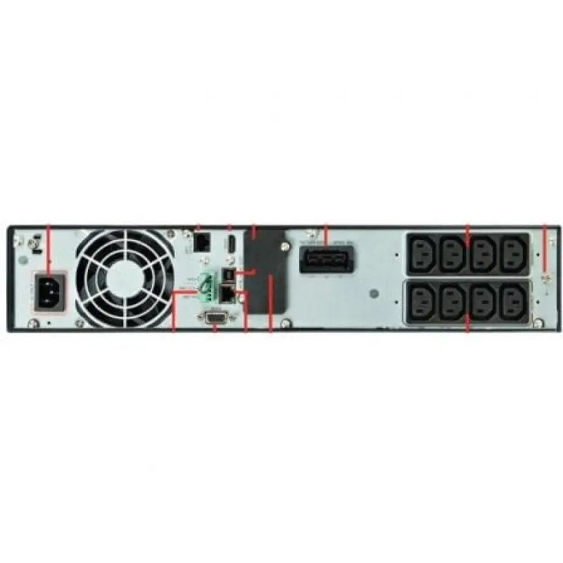 SAI Online Salicru SLC 1500 Twin RT3/ 1500VA-1500W/ 8 Salidas/ Formato Rack/Torre SAI Online Salicru SLC 1500 Twin RT3/ 1500VA-1500W/ 8 Salidas/ Formato Rack/Torre