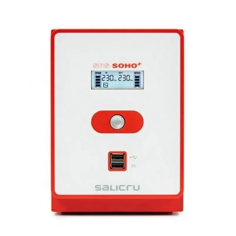 SAI Línea Interactiva Salicru SPS 1200 SOHO+ IEC/ 1200VA-720W/ 6 Salidas/ Formato Torre SAI Línea Interactiva Salicru SPS 1200 SOHO+ IEC/ 1200VA-720W/ 6 Salidas/ Formato Torre