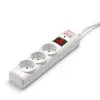 Regleta con interruptor Salicru SPS SAFE 3/ 3 Tomas de corriente/ Cable 1.5m/ Blanca Regleta con interruptor Salicru SPS SAFE 3/ 3 Tomas de corriente/ Cable 1.5m/ Blanca