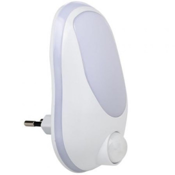 Luz de Noche con Sensor de Movimiento Smartwares 10.013.04/ 0.4W/ Blanca Luz de Noche con Sensor de Movimiento Smartwares 10.013.04/ 0.4W/ Blanca