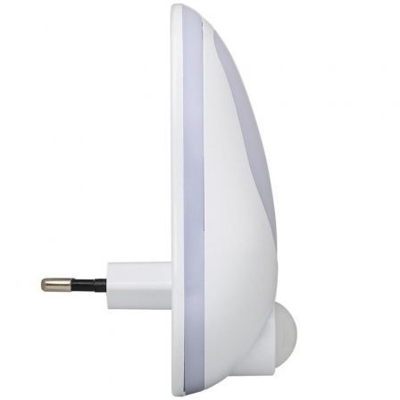Luz de Noche con Sensor de Movimiento Smartwares 10.013.04/ 0.4W/ Blanca Luz de Noche con Sensor de Movimiento Smartwares 10.013.04/ 0.4W/ Blanca