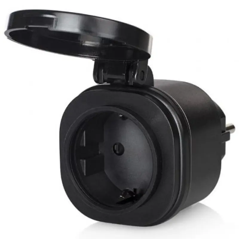 Set de Mini Enchufes para Exterior Smartwares SH4-99653/ Negros Set de Mini Enchufes para Exterior Smartwares SH4-99653/ Negros