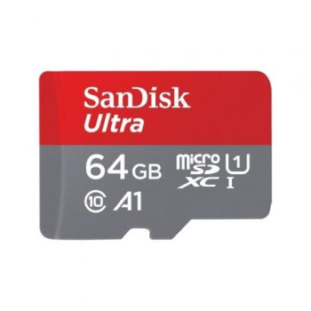 Tarjeta de Memoria SanDisk Ultra 64GB microSD XC con Adaptador/ Clase 10/ 140MBs Tarjeta de Memoria SanDisk Ultra 64GB microSD XC con Adaptador/ Clase 10/ 140MBs
