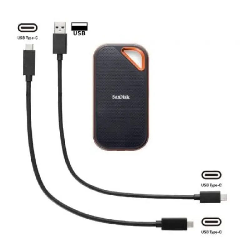 Disco Externo SSD SanDisk Extreme PRO Portable V2 1TB/ USB 3.2 Gen 2 Disco Externo SSD SanDisk Extreme PRO Portable V2 1TB/ USB 3.2 Gen 2