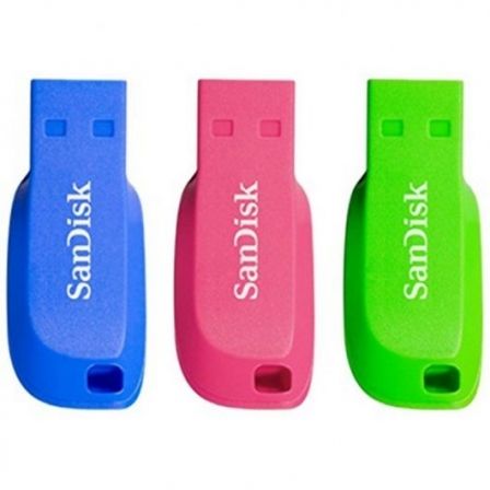 Pendrive 32GB SanDisk Cruzer Blade Pack 3 USB 2.0 Pendrive 32GB SanDisk Cruzer Blade Pack 3 USB 2.0