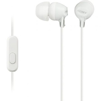 Auriculares Intrauditivos Sony MDR-EX15AP/ con Micrófono/ Jack 3.5/ Blancos Auriculares Intrauditivos Sony MDR-EX15AP/ con Micrófono/ Jack 3.5/ Blancos