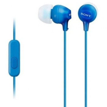 Auriculares Intrauditivos Sony MDR-EX15APLI/ con Micrófono/ Jack 3.5/ Azules Auriculares Intrauditivos Sony MDR-EX15APLI/ con Micrófono/ Jack 3.5/ Azules