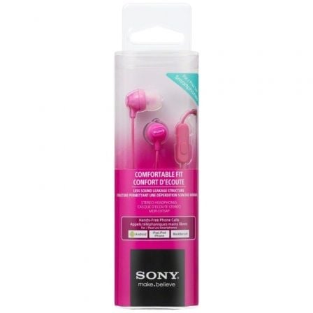 Auriculares Intrauditivos Sony MDR-EX15APPI/ con Micrófono/ Jack 3.5/ Rosas Auriculares Intrauditivos Sony MDR-EX15APPI/ con Micrófono/ Jack 3.5/ Rosas