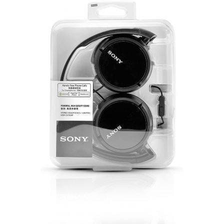 Auriculares Sony MDRZX110APB/ con Micrófono/ Jack 3.5/ Negros Auriculares Sony MDRZX110APB/ con Micrófono/ Jack 3.5/ Negros