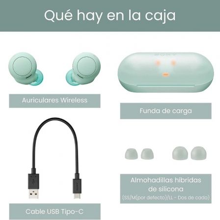Auriculares Bluetooth Sony WF-C500 con estuche de carga/ Autonomía 5h/ Verdes Auriculares Bluetooth Sony WF-C500 con estuche de carga/ Autonomía 5h/ Verdes