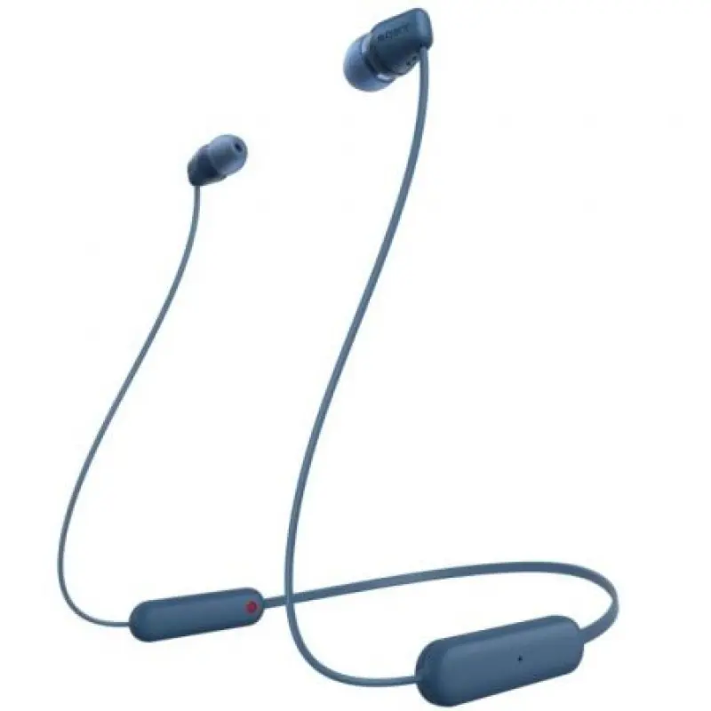Auriculares Inalámbrico Intrauditivos Sony WI-C100/ con Micrófono/ Bluetooth/ Azules Auriculares Inalámbrico Intrauditivos Sony WI-C100/ con Micrófono/ Bluetooth/ Azules