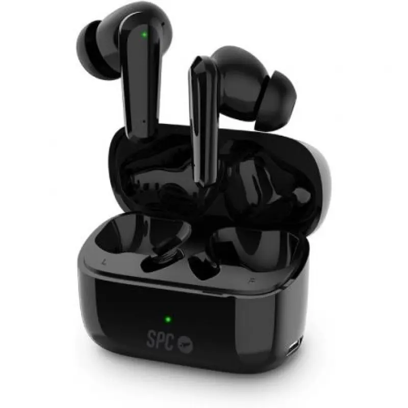 Auriculares Bluetooth SPC Ether 2 Pro con estuche de carga/ Autonomía 6.5h/ Negros Auriculares Bluetooth SPC Ether 2 Pro con estuche de carga/ Autonomía 6.5h/ Negros