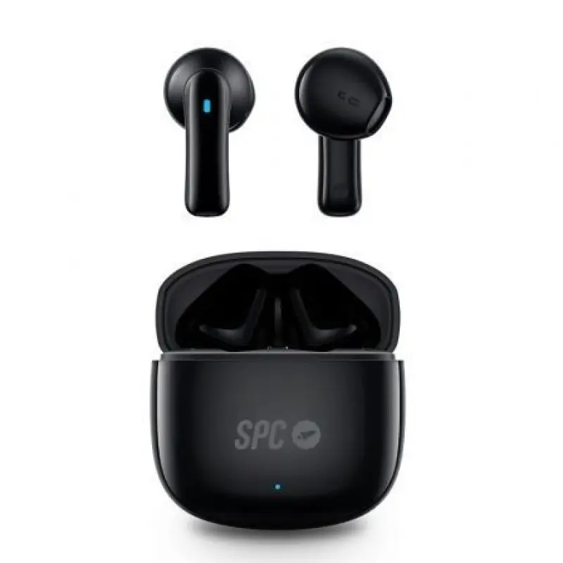 Auriculares Bluetooth SPC Zion 2 Play con estuche de carga/ Autonomía 7h/ Negros Auriculares Bluetooth SPC Zion 2 Play con estuche de carga/ Autonomía 7h/ Negros
