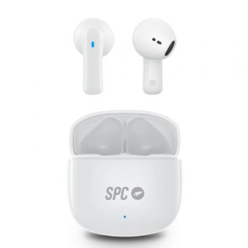 Auriculares Bluetooth SPC Zion 2 Play con estuche de carga/ Autonomía 7h/ Blancos Auriculares Bluetooth SPC Zion 2 Play con estuche de carga/ Autonomía 7h/ Blancos