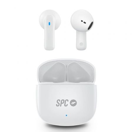 Auriculares Bluetooth SPC Zion 2 Play con estuche de carga/ Autonomía 7h/ Blancos Auriculares Bluetooth SPC Zion 2 Play con estuche de carga/ Autonomía 7h/ Blancos