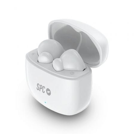 Auriculares Bluetooth SPC Zion 2 Play con estuche de carga/ Autonomía 7h/ Blancos Auriculares Bluetooth SPC Zion 2 Play con estuche de carga/ Autonomía 7h/ Blancos