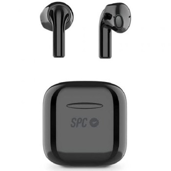 Auriculares Bluetooth SPC Zion Pro con estuche de carga/ Autonomía 3.5h/ Negros Auriculares Bluetooth SPC Zion Pro con estuche de carga/ Autonomía 3.5h/ Negros