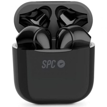 Auriculares Bluetooth SPC Zion Pro con estuche de carga/ Autonomía 3.5h/ Negros Auriculares Bluetooth SPC Zion Pro con estuche de carga/ Autonomía 3.5h/ Negros