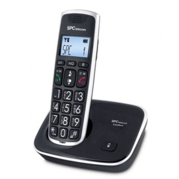 Teléfono Inalámbrico SPC Telecom 7608/ Negro Teléfono Inalámbrico SPC Telecom 7608/ Negro