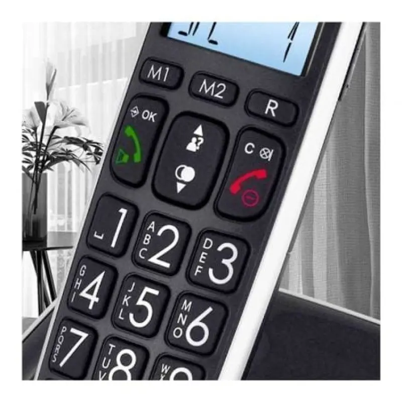 Teléfono Inalámbrico SPC Telecom 7608/ Negro Teléfono Inalámbrico SPC Telecom 7608/ Negro