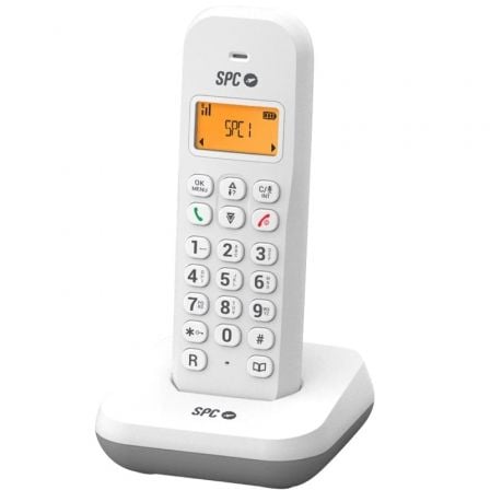 Teléfono Inalámbrico SPC Keops 7334B/ Blanco Teléfono Inalámbrico SPC Keops 7334B/ Blanco