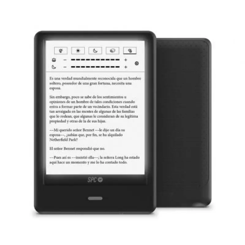 Libro Electrónico SPC Dickens Light Pro/ 6'/ Tinta Electrónica/ Negro Libro Electrónico SPC Dickens Light Pro/ 6'/ Tinta Electrónica/ Negro