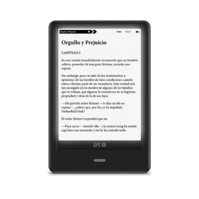 Libro Electrónico SPC Dickens Light Pro/ 6'/ Tinta Electrónica/ Negro Libro Electrónico SPC Dickens Light Pro/ 6'/ Tinta Electrónica/ Negro