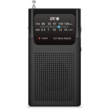 Radio Portátil SPC ICY Max/ Negra Radio Portátil SPC ICY Max/ Negra