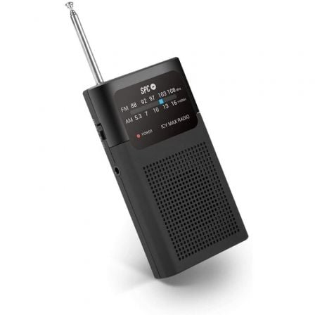 Radio Portátil SPC ICY Max/ Negra Radio Portátil SPC ICY Max/ Negra