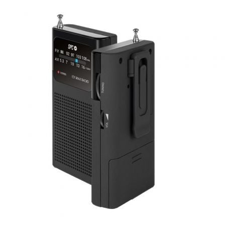 Radio Portátil SPC ICY Max/ Negra Radio Portátil SPC ICY Max/ Negra