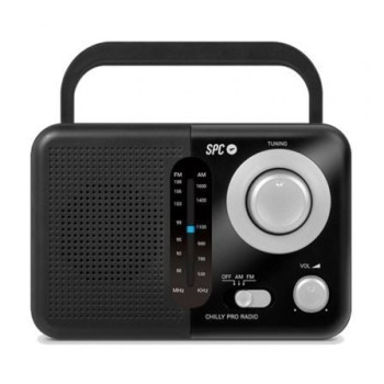 Radio Portátil SPC Valdi/ Negra Radio Portátil SPC Valdi/ Negra