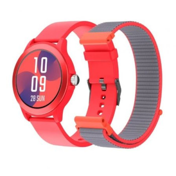 Smartwatch SPC Smartee Duo Vivo 9651R/ Notificaciones/ Frecuencia Cardíaca/ Rojo/ Incluye Correa Extra Smartwatch SPC Smartee Duo Vivo 9651R/ Notificaciones/ Frecuencia Cardíaca/ Rojo/ Incluye Correa Extra