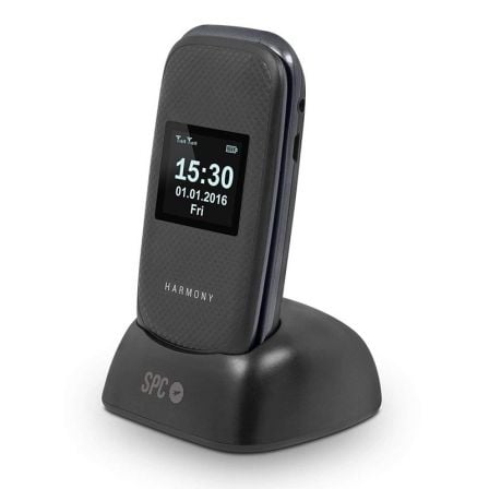 Teléfono Móvil SPC Harmony para Personas Mayores/ Negro Teléfono Móvil SPC Harmony para Personas Mayores/ Negro