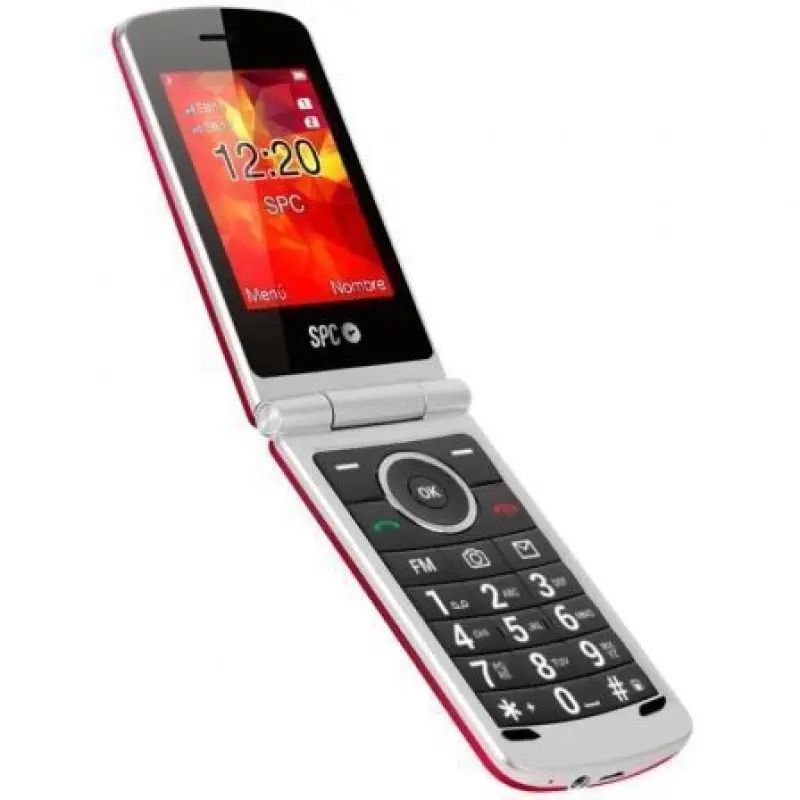 Teléfono Móvil SPC Opal para Personas Mayores/ Rojo Teléfono Móvil SPC Opal para Personas Mayores/ Rojo