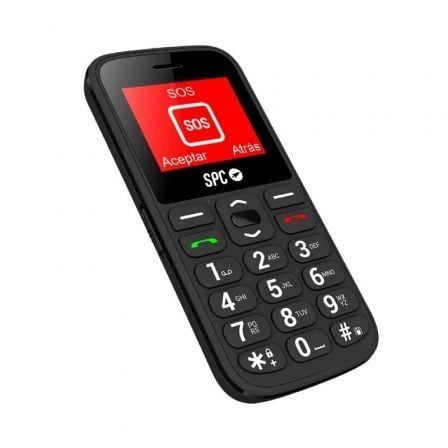 Teléfono Móvil SPC Fortune 2 4G para Personas Mayores/ Negro Teléfono Móvil SPC Fortune 2 4G para Personas Mayores/ Negro
