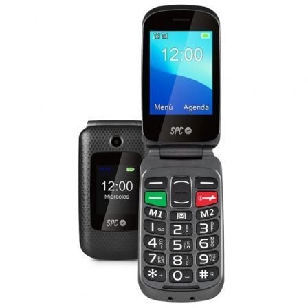 Teléfono Móvil SPC Magnus para Personas Mayores/ Negro Teléfono Móvil SPC Magnus para Personas Mayores/ Negro