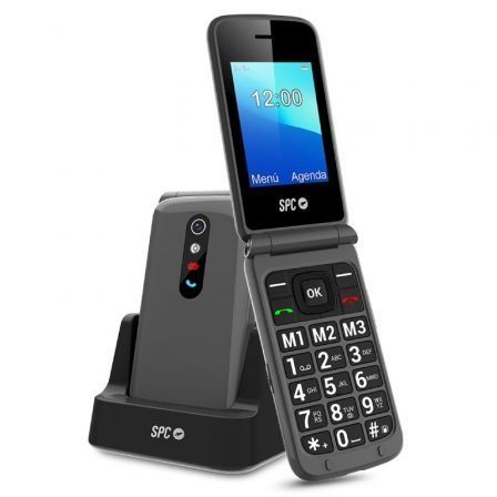 Teléfono Móvil SPC Stella 2 para Personas Mayores/ Negro Teléfono Móvil SPC Stella 2 para Personas Mayores/ Negro