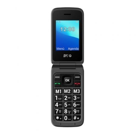 Teléfono Móvil SPC Stella 2 para Personas Mayores/ Negro Teléfono Móvil SPC Stella 2 para Personas Mayores/ Negro
