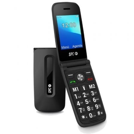 Teléfono Móvil SPC Titan para Personas Mayores/ Negro Teléfono Móvil SPC Titan para Personas Mayores/ Negro