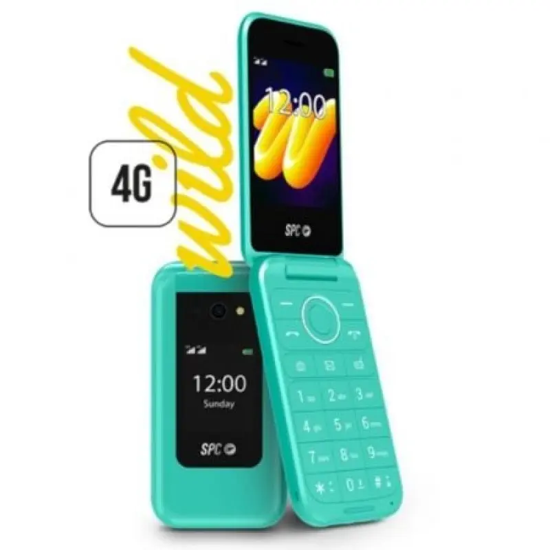 Teléfono Móvil SPC WILD para Personas Mayores/ 4G/ Verde Teléfono Móvil SPC WILD para Personas Mayores/ 4G/ Verde